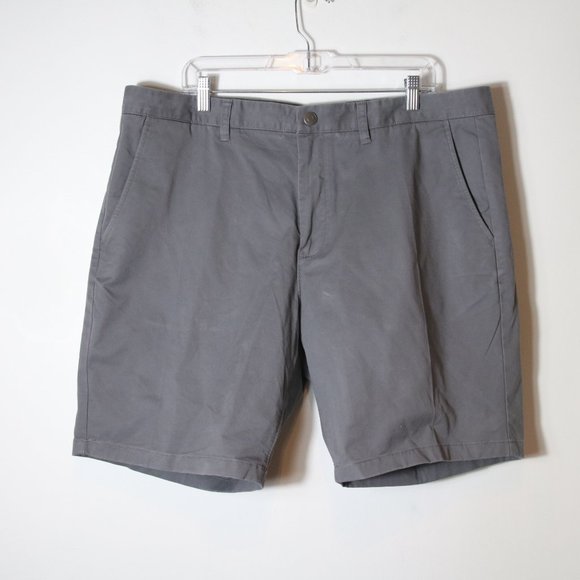 Bonobos Men's Shorts 9 Inch Inseam Gray Cotton Chino Size 40 - Picture 1 of 8
